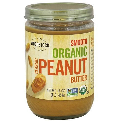 Woodstock Smooth Peanut Butter (12x16 Oz)