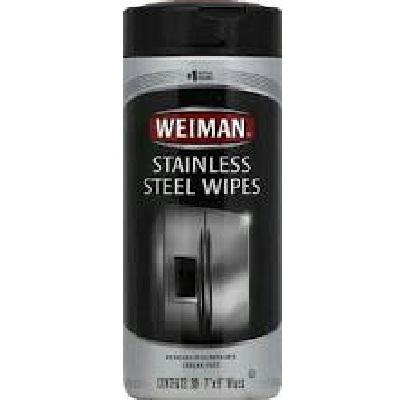 Weiman Stnls Steel Wipes (4x30 CT)