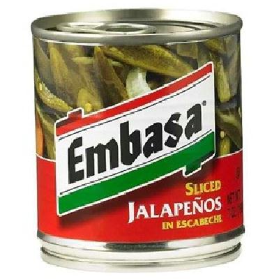 Embasa Sliced Jalapeno Pep (12x7OZ )