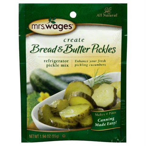 Mrs. Wages Bread & Butter Pickles Mix (12x5.3 OZ)