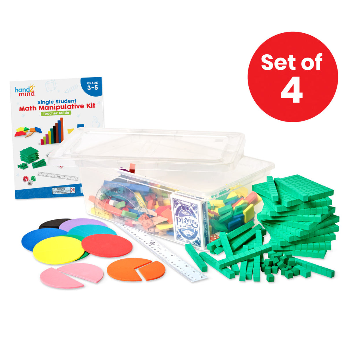 Individual Student Manipulative Kits, Grades 3-5, Set of 4