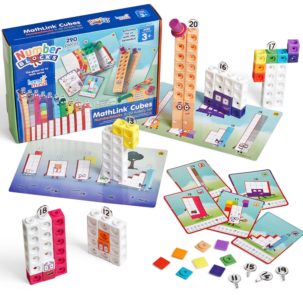 Numberblocks MathLink® Cubes 11–20 Activity Set