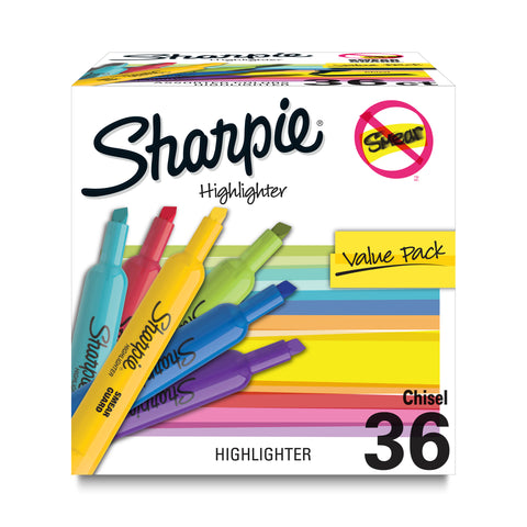 Tank Highlighters, Assorted, Pack of 36