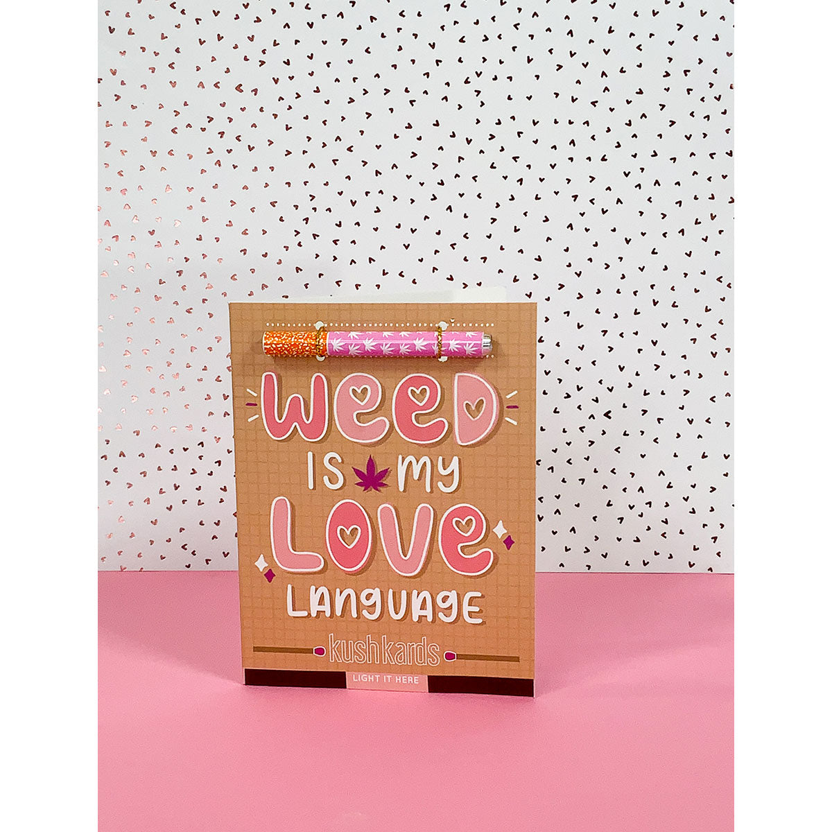 Weed Love Language One Hitter Kard