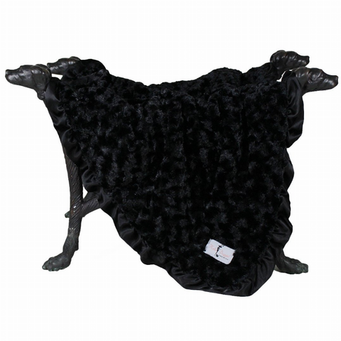 Ruffle Baby Dog Blanket