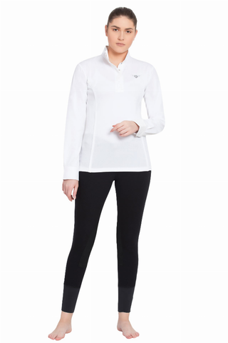 TuffRider Ladies Kirby Kwik Dry Long Sleeve Show Shirt