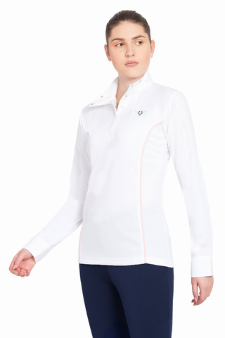 TuffRider Ladies Kirby Kwik Dry Long Sleeve Show Shirt