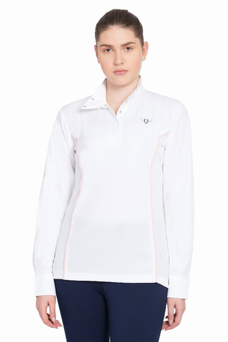 TuffRider Ladies Kirby Kwik Dry Long Sleeve Show Shirt