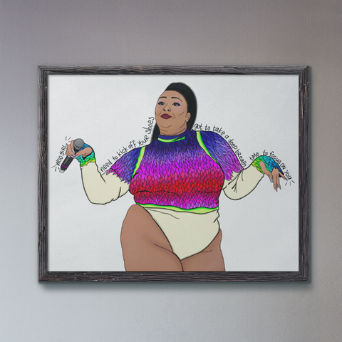 Lizzo Wall Art Print