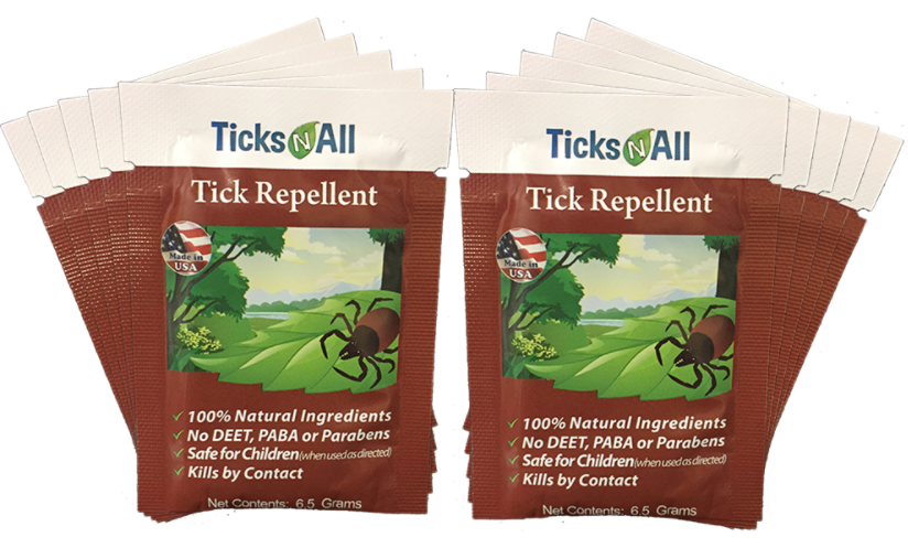 All Natural Tick Repellent Wipes