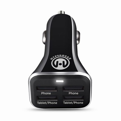 Quad USB 6.8A Car Charger