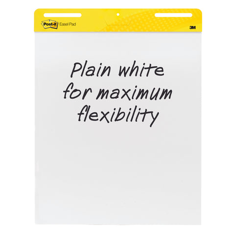 Super Sticky Easel Pad, 25" x 30", White, 30 Sheets/Pad, 2 Pads