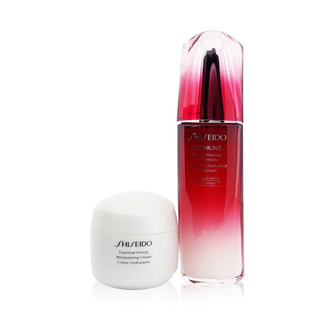 Defend &amp; Regenerate Power Moisturizing Set: Ultimune Power Infusing Concentrate N 100ml + Essential Energy Moisturizing Cream 50 Ml - 2pcs