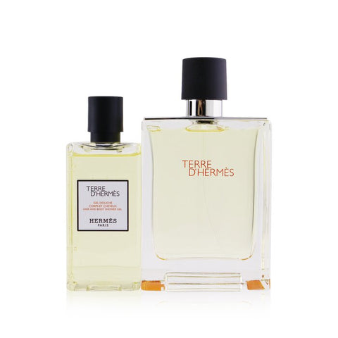 Terre D'hermes Coffret: Eau De Toilette Spray 100ml/3.3oz + Hair And Body Shower Gel 80ml/2.7oz - 2pcs