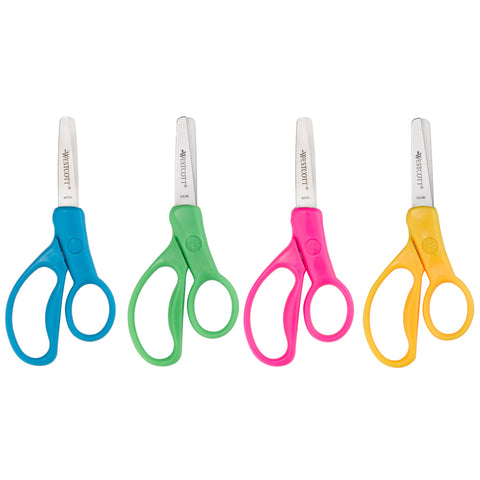 Kids 5" Scissors, Blunt, Pack of 30