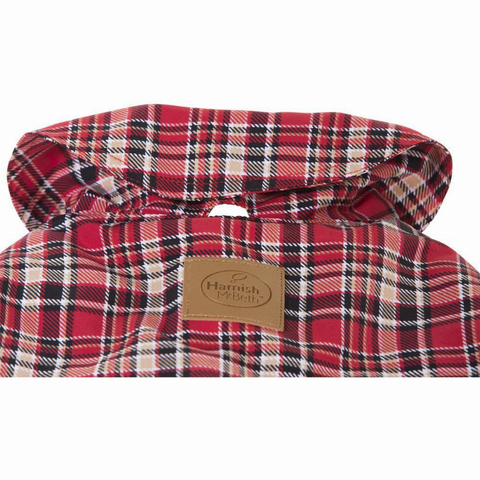 Dog Coat In Blue, Brown, Red, Red Tartan