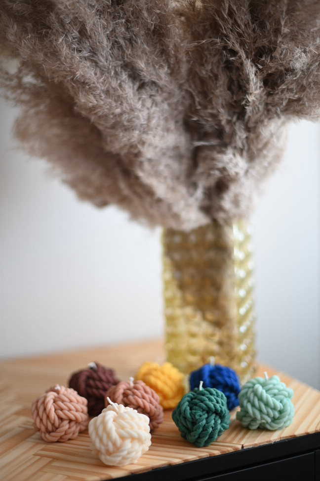 Yarn Ball Candle Collection