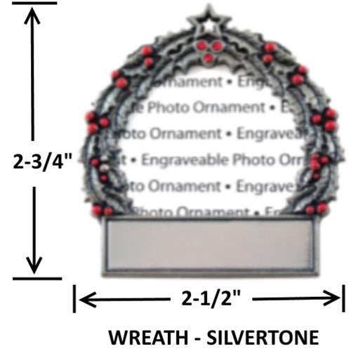 Engraved Picture Frame Ornaments