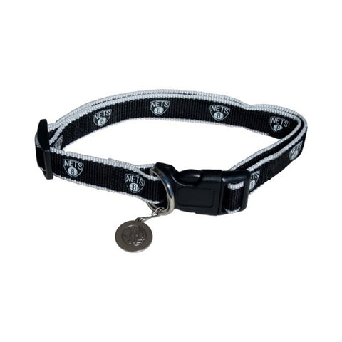 Brooklyn Nets Reflective Pet Collar