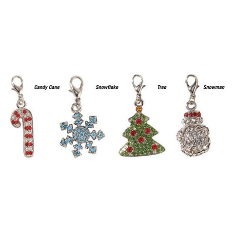 Holiday Jewel Collar Charms - Snowman