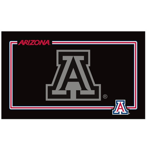 Arizona Wildcats Black Pet Bowl Mat