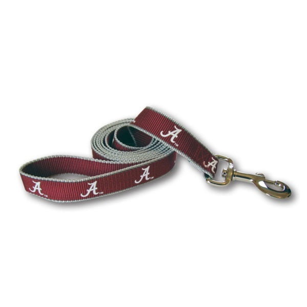 Alabama Crimson Tide Reflective Dog Leash