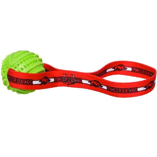 Arkansas Razorbacks Rubber Ball Toss Toy