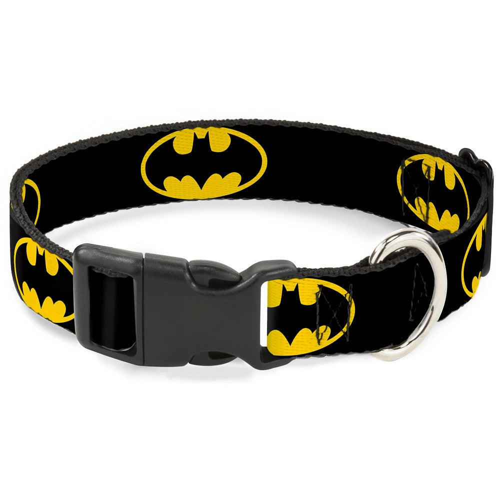 Batman Shield Yellow Breakaway Cat Collar