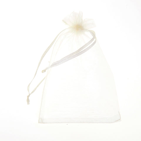 Mini Sheer Drawstring Transparent Bags (100 Bags Per Pack)