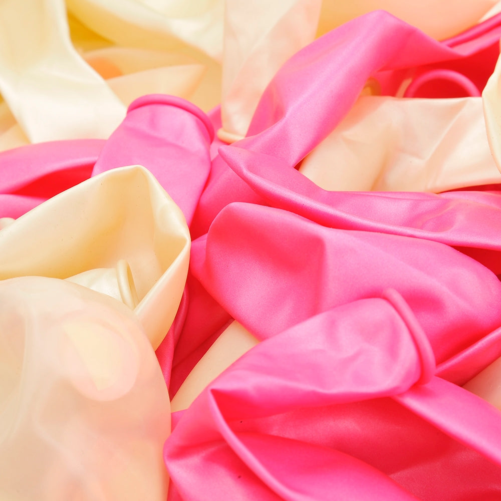 Party Pink and White Confetti Balloon