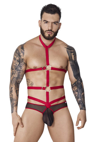 PIK 1084 Lips Harness Briefs