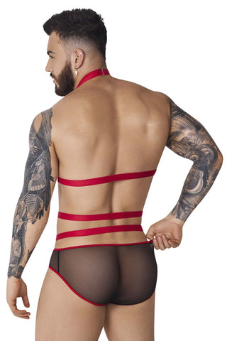 PIK 1084 Lips Harness Briefs