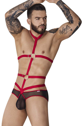 PIK 1084 Lips Harness Briefs