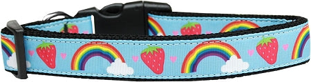 Rainbows And Berries Nylon Cat Collar