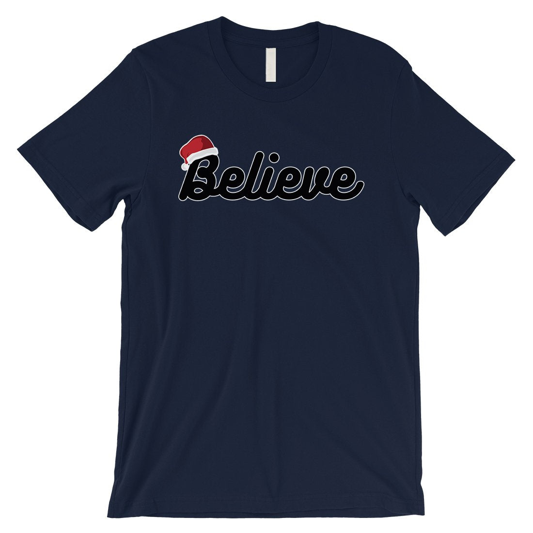 Believe Santa Hat Mens T-Shirt