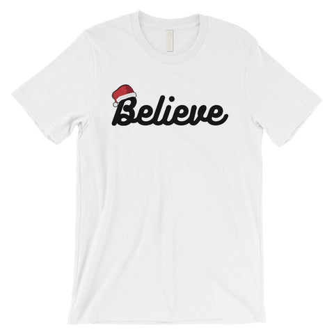 Believe Santa Hat Mens T-Shirt