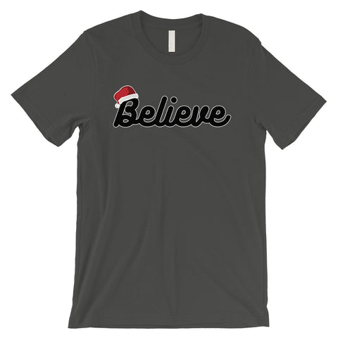 Believe Santa Hat Mens T-Shirt