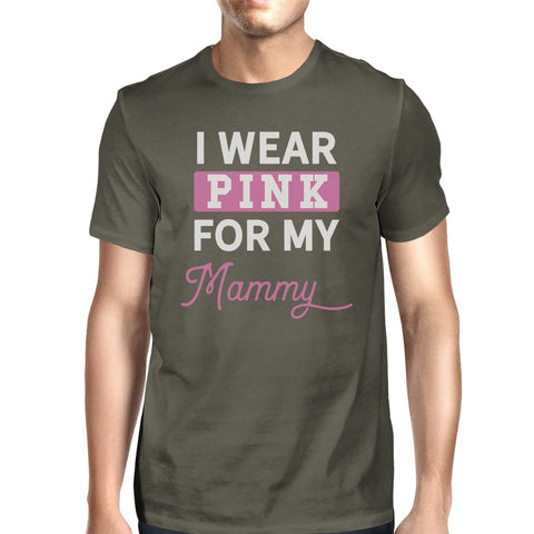 I Wear Pink For My Mommy Mens Shirt