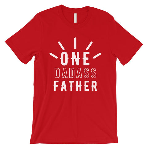 One Dadass Father Mens Funny Loving Cool Father's Day Shirt For Dad