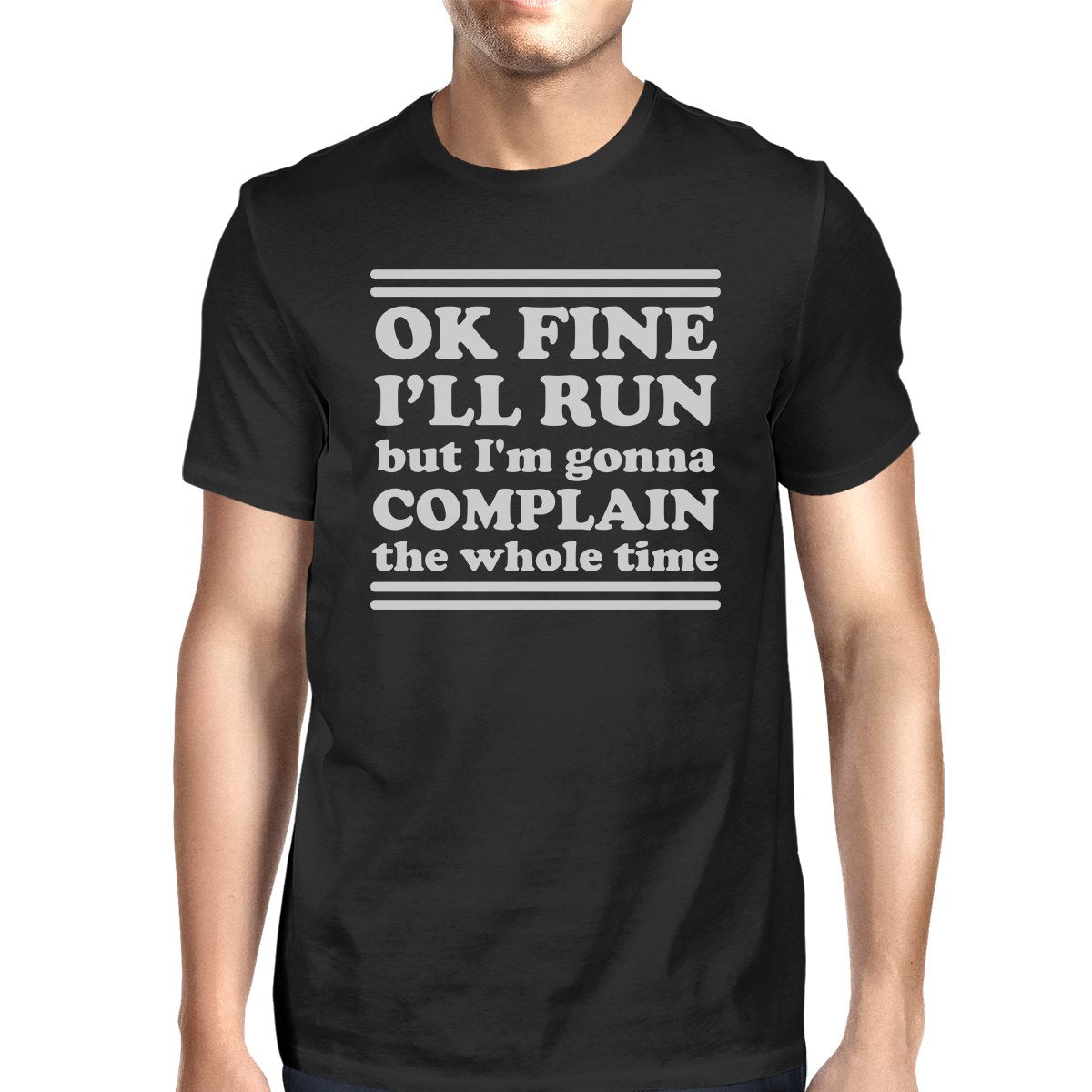 Run Complain Mens Funny Graphic Tee Short Sleeve T-Shirt For Gym