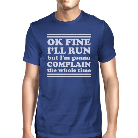 Run Complain Mens Funny Graphic Tee Short Sleeve T-Shirt For Gym