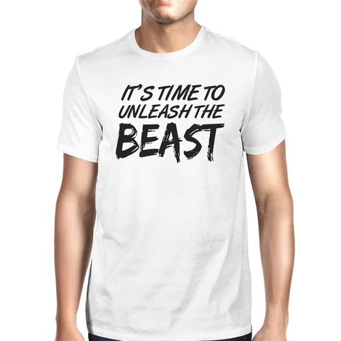 Unleash Beast Mens Funny Workout Shirt T-Shirt Workout Lover Gifts