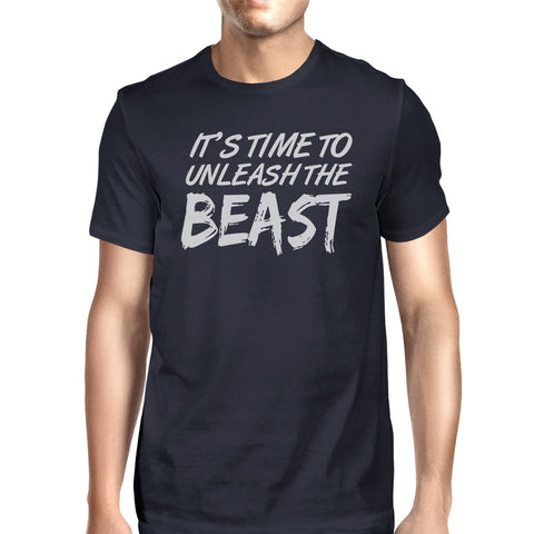 Unleash Beast Mens Funny Workout Shirt T-Shirt Workout Lover Gifts