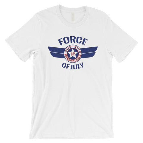 Force Of July Mens Funny Graphic T-Shirt Gift American Force Shirt