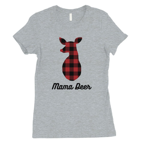 Christmas Deer Plaid Family Matching Outfits Winter Holiday Gifts