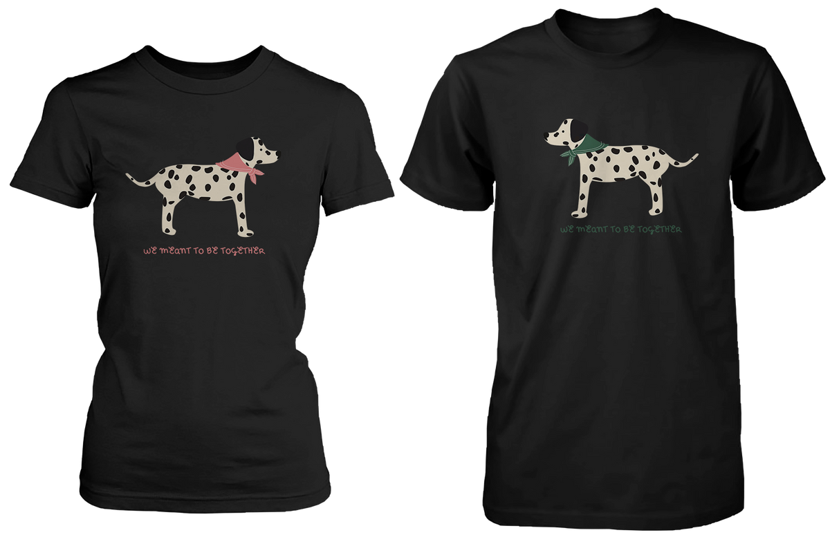 Dalmatian Dog Print Matching Couple Shirts (Set)