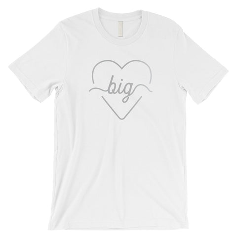 Big Little Line Heart-SILVER Mens T-Shirt Meaningful Sisterhood