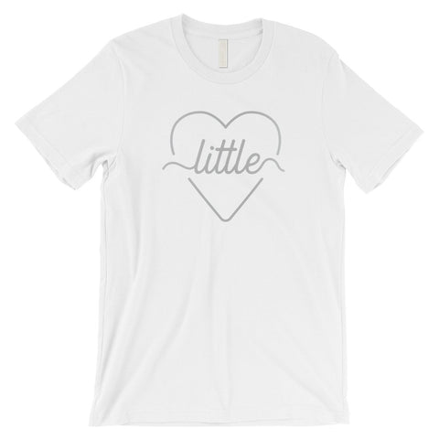 Big Little Line Heart-SILVER Mens T-Shirt Meaningful Sisterhood