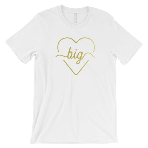 Big Little Line Heart-GOLD Mens T-Shirt Sweet Kind Gift For Friend