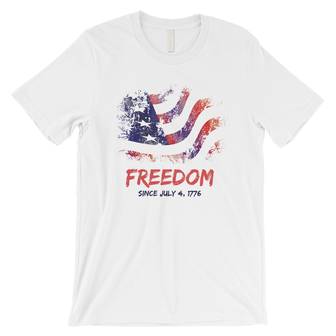 Freedom Since Mens Graphic T-Shirt Funny 4th of July Outfit For Men